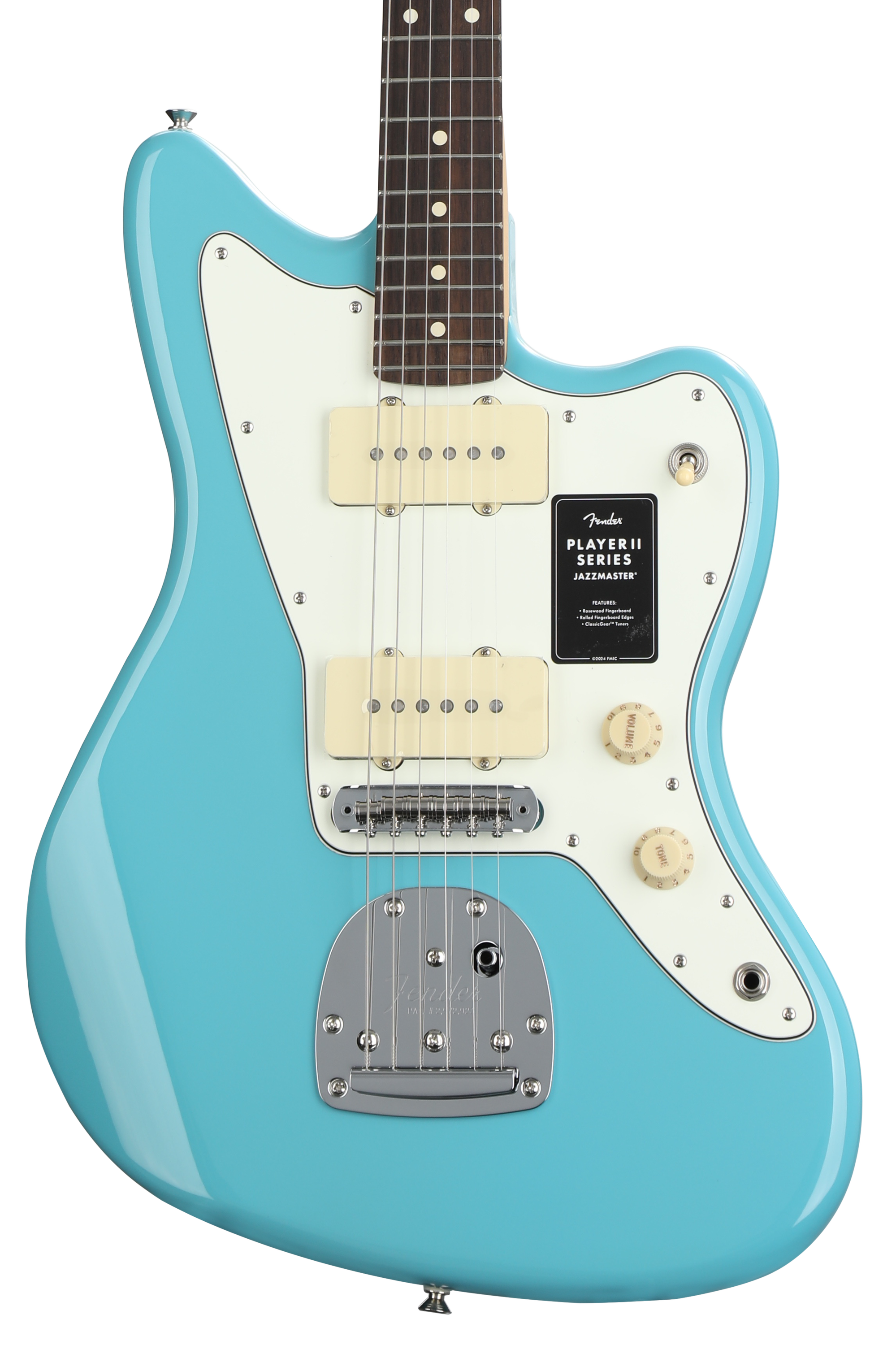 Fender Player II Jazzmaster Electric Guitar - Aquatone Blue