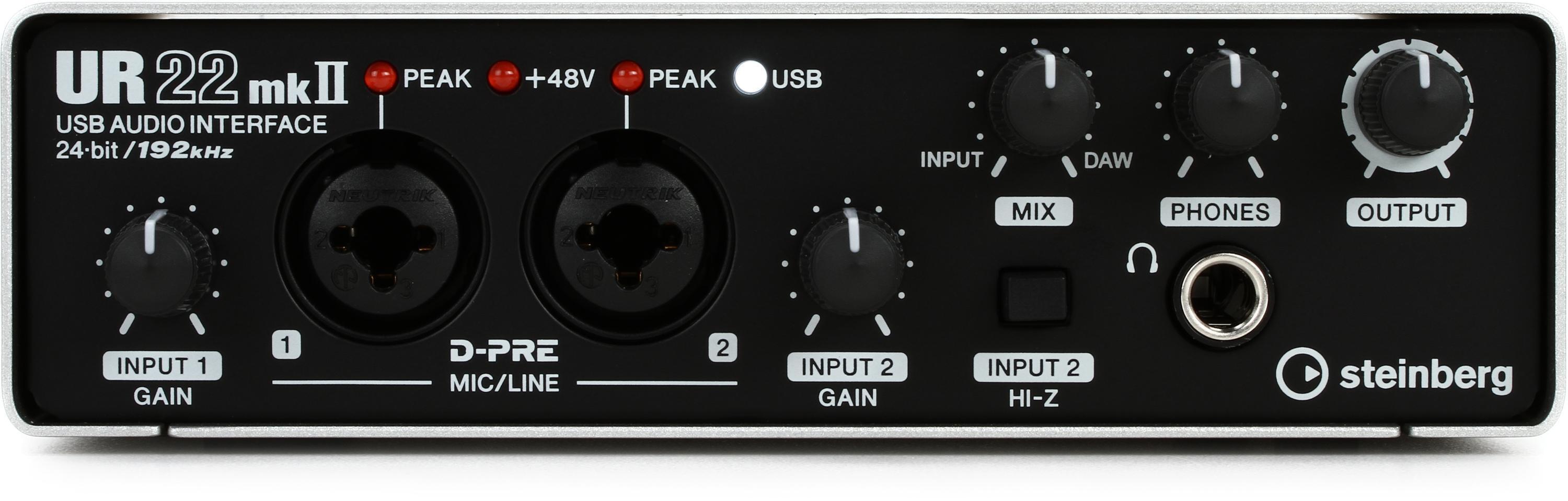 Steinberg UR22mkII USB Audio Interface | Sweetwater