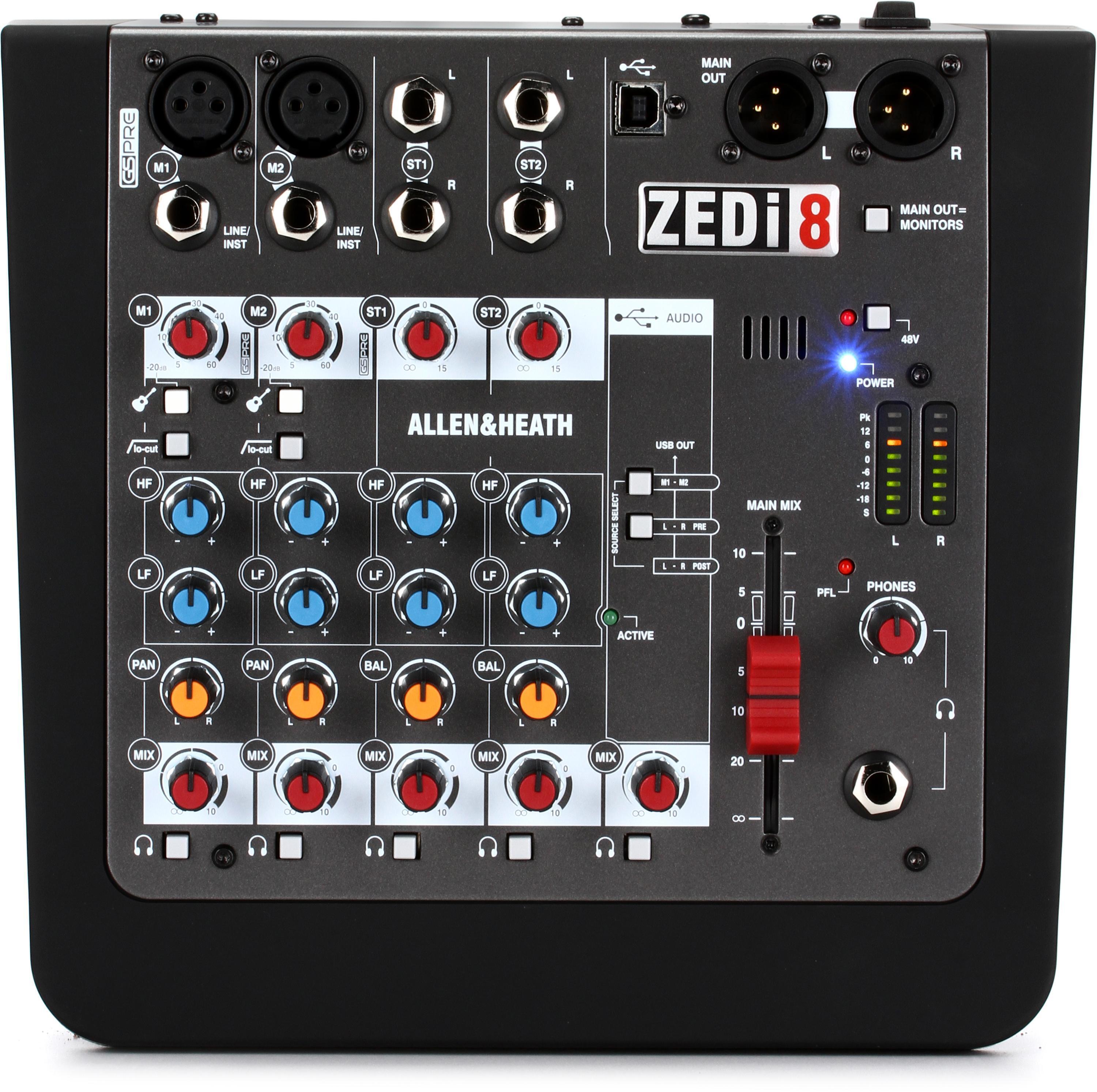 Allen & Heath ZED-6FX 4-channel Mixer with Effects | Sweetwater