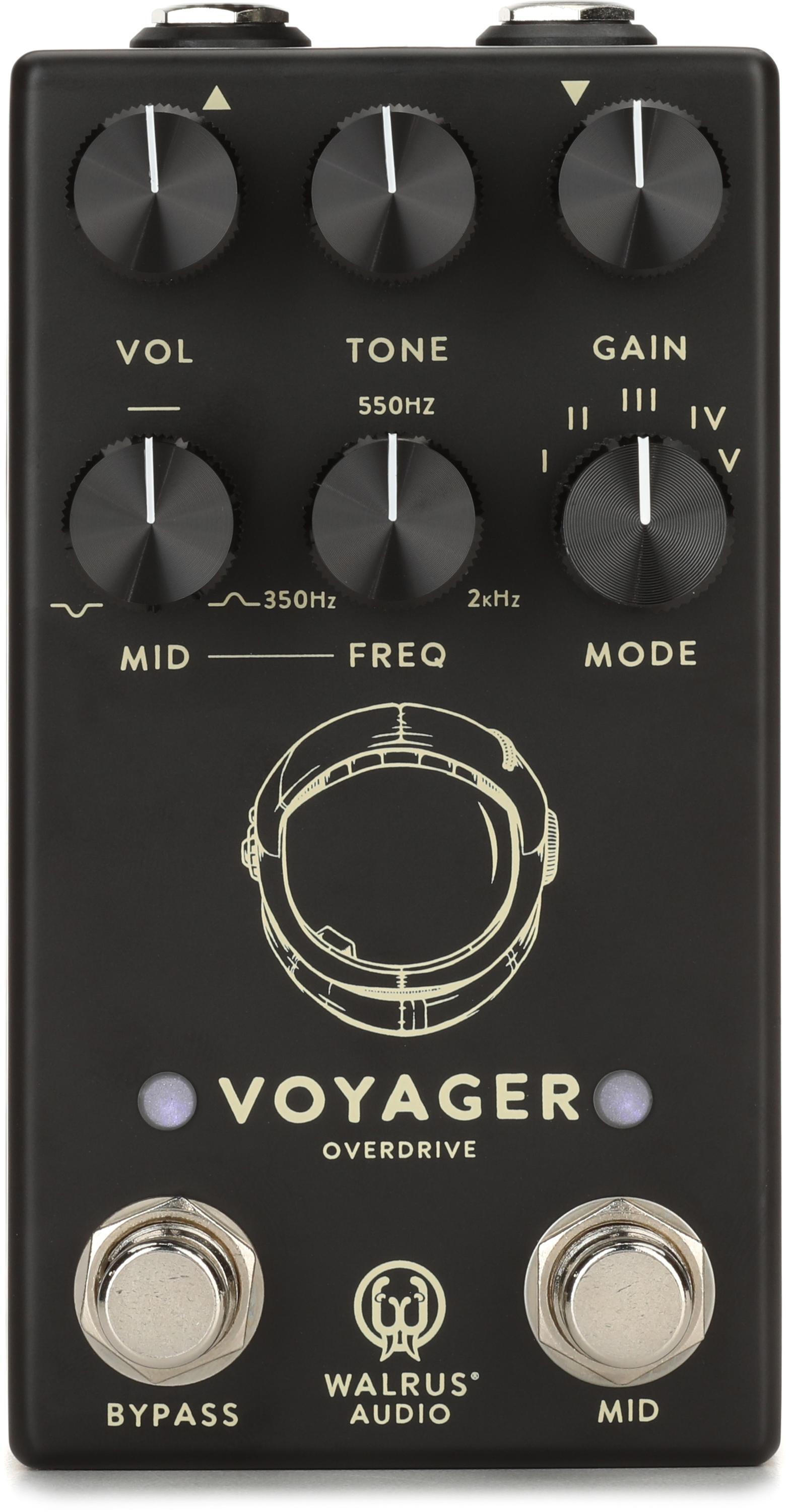 Walrus Audio Voyager MKII Overdrive Pedal - Black | Sweetwater