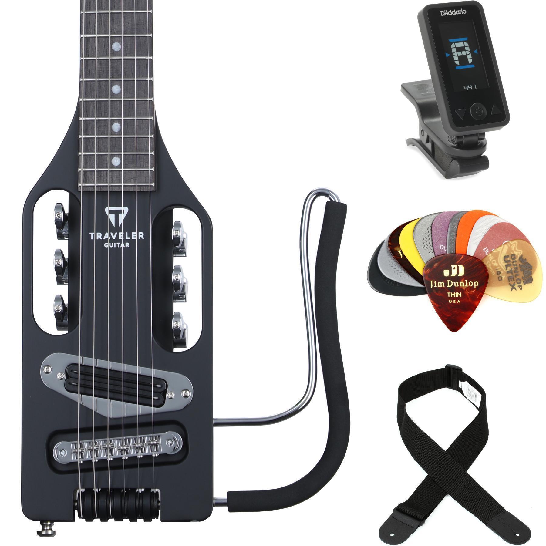 Traveler Guitar Ultra-Light Electric - Matte Black | Sweetwater
