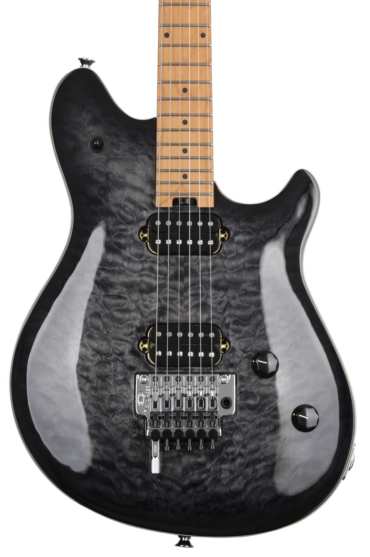 EVH Wolfgang Special QM Electric Guitar - Charcoal Burst with