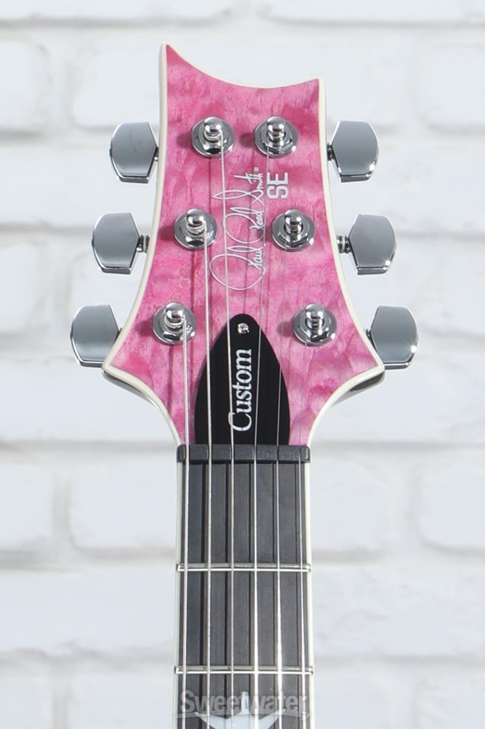 PRS SE Custom 24 Quilt Electric Guitar - Violet | Sweetwater