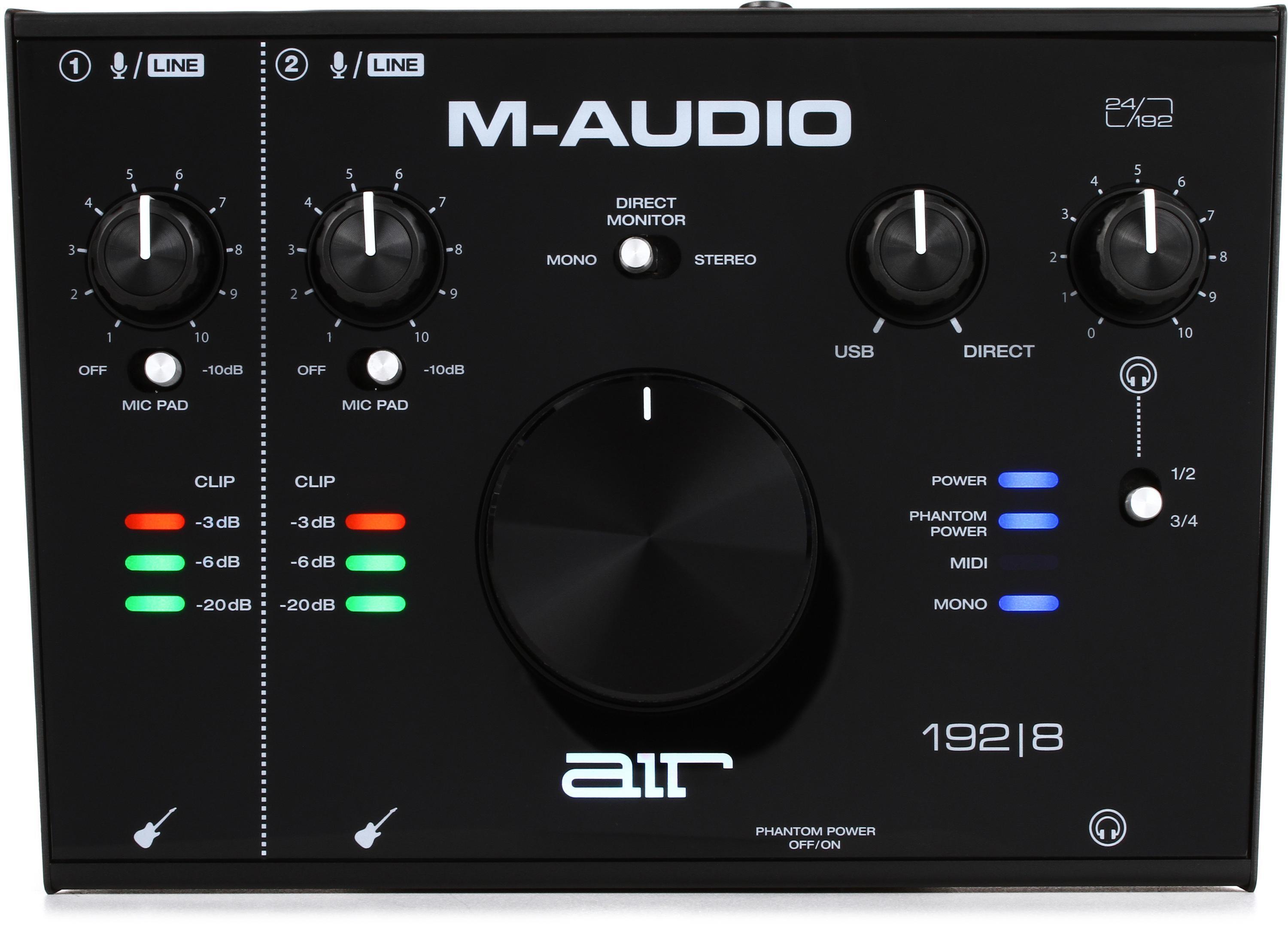 M-Audio AIR 192|8 USB Audio Interface | Sweetwater