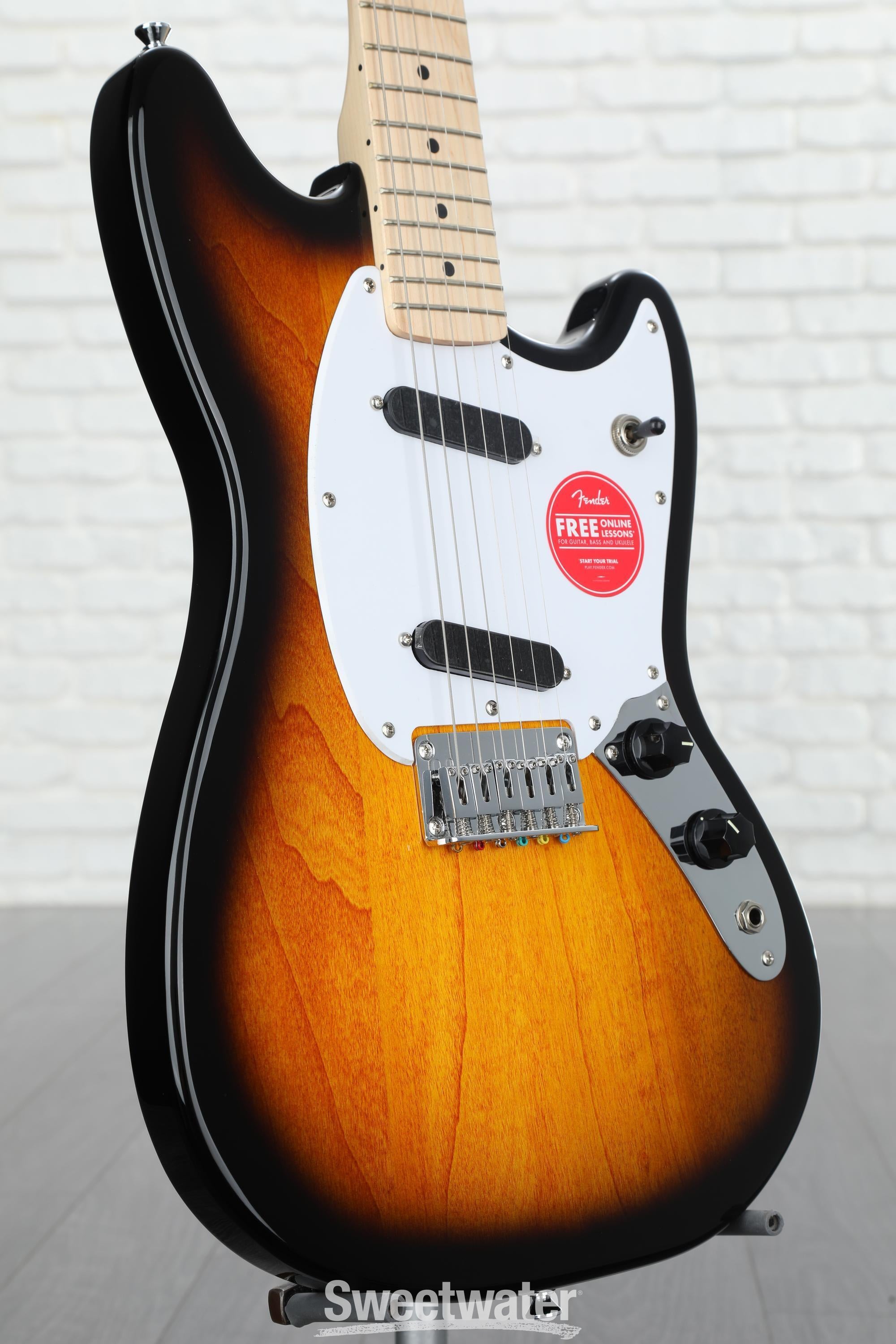 Squier Sonic Mustang Solidbody Electric Guitar - 2-color Sunburst