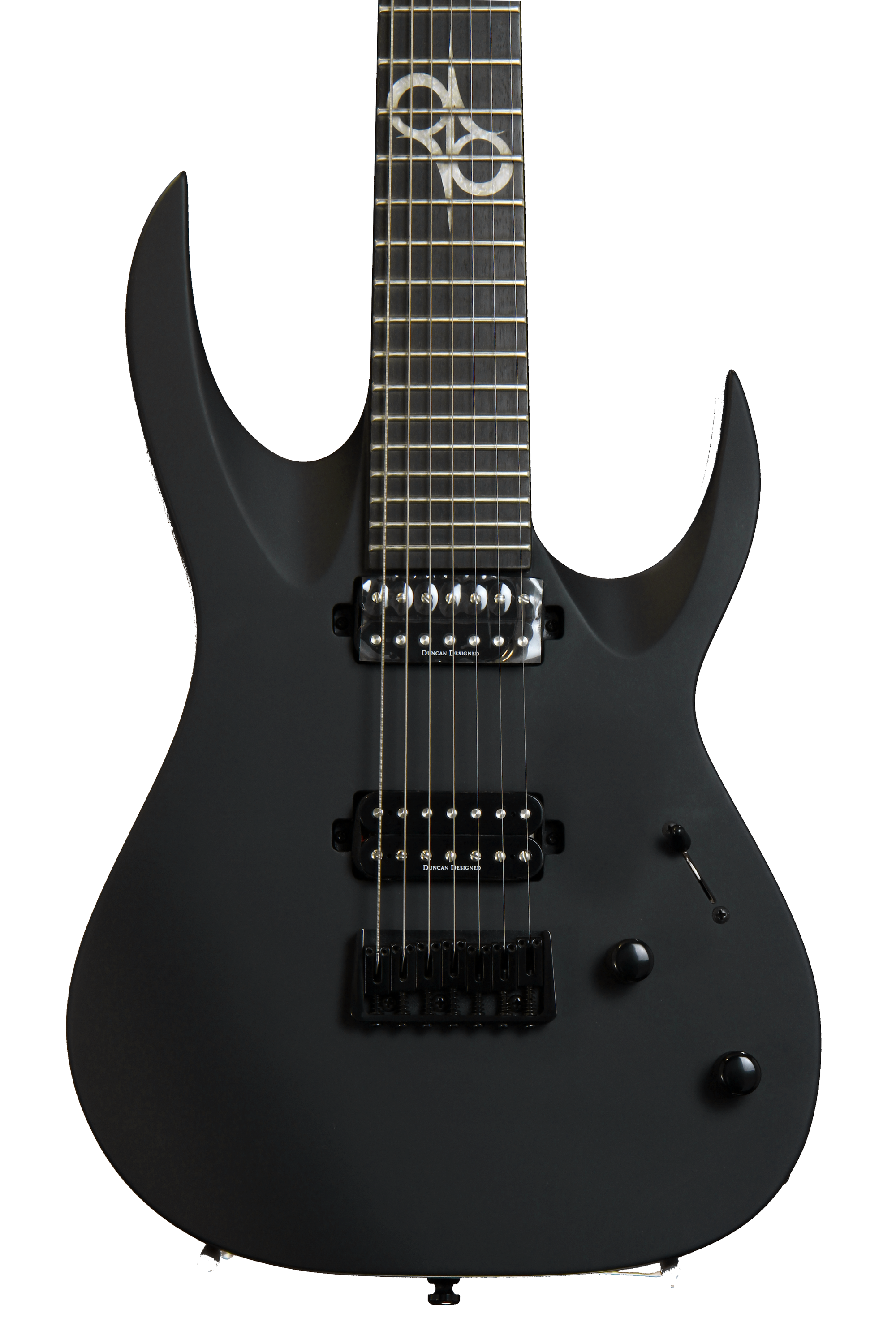 Washburn Parallaxe Ola Englund Solar 170C - Carbon Black | Sweetwater