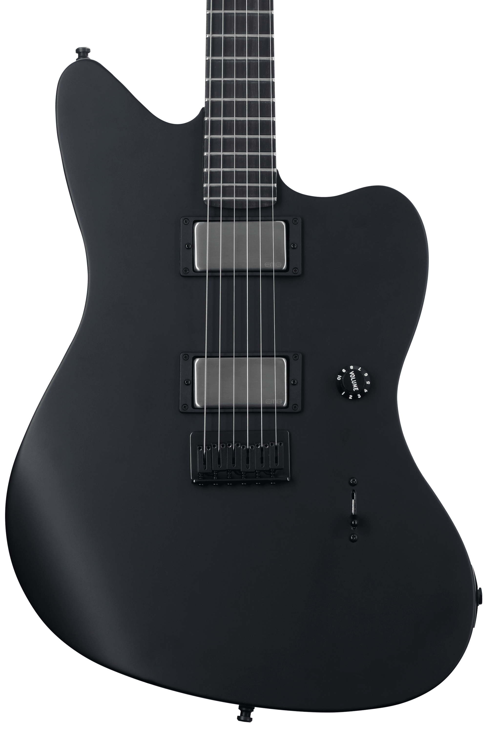 Fender Jim Root Jazzmaster - Flat Black with Ebony Fingerboard