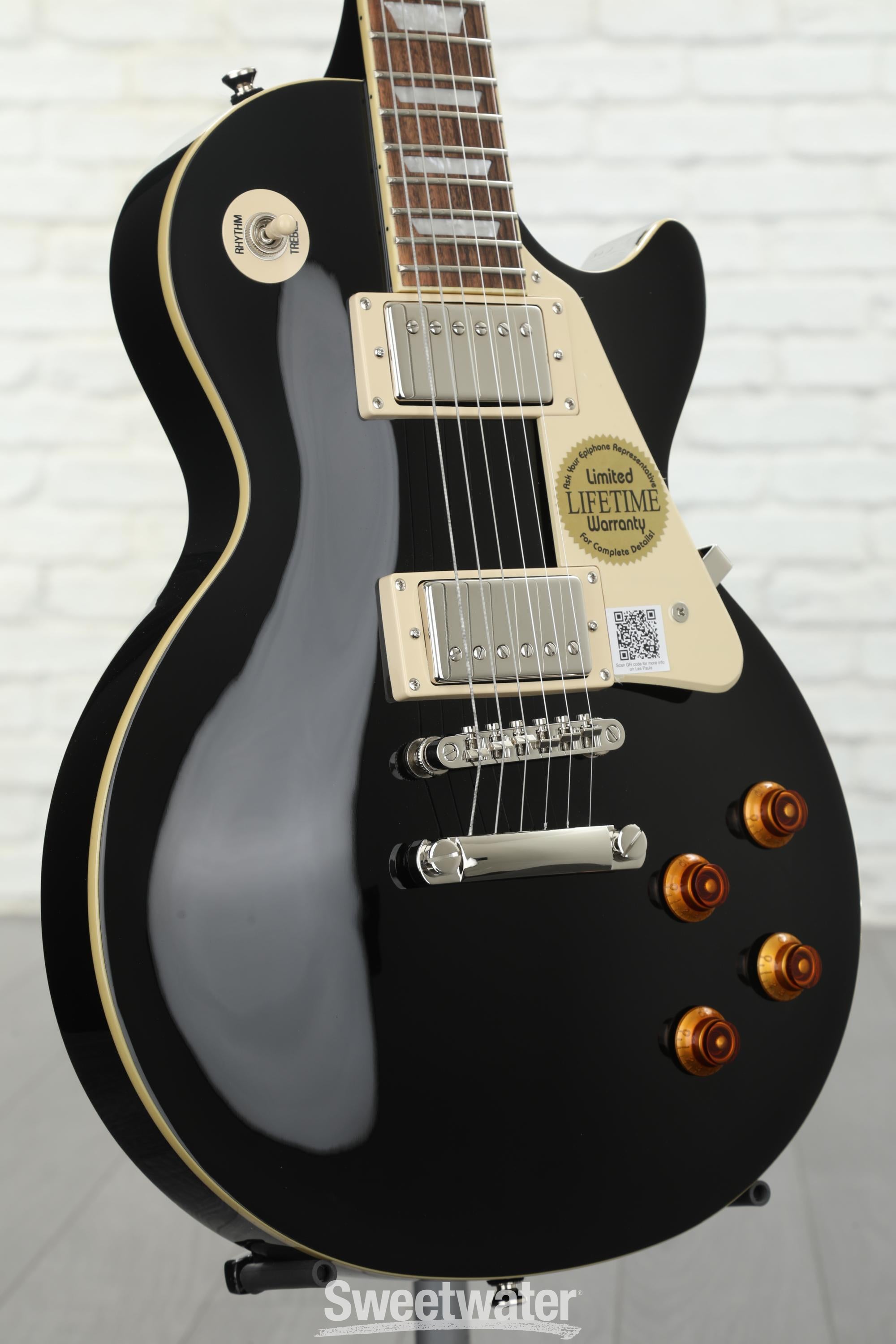 Epiphone Les Paul Standard - Ebony | Sweetwater