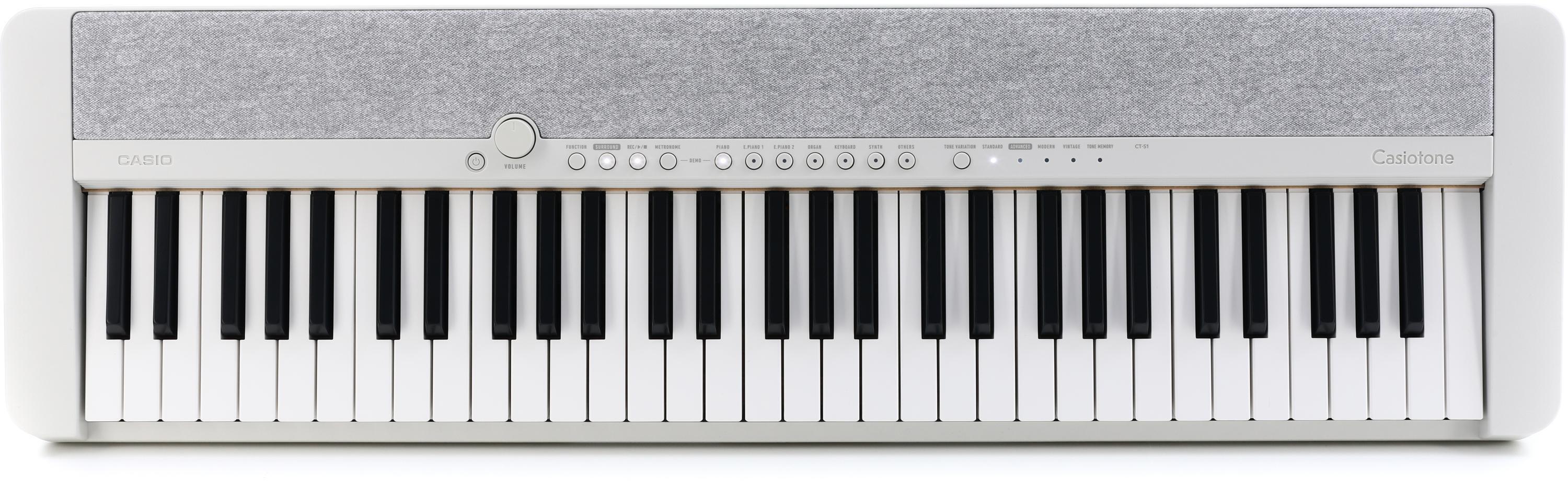 Casio CT-S1 61-key Portable Keyboard - White | Sweetwater