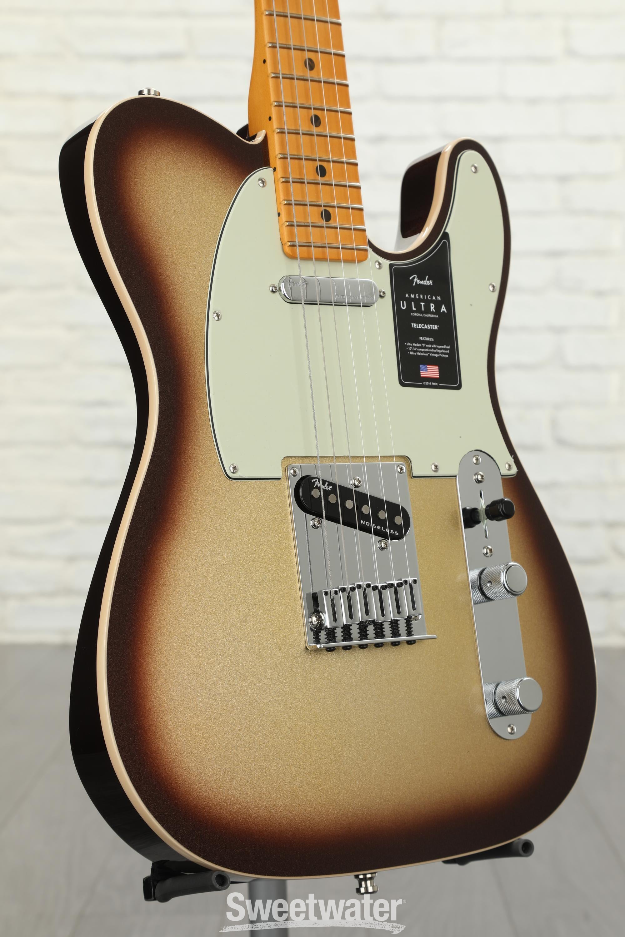 Fender American Ultra Telecaster - Mocha Burst with Maple