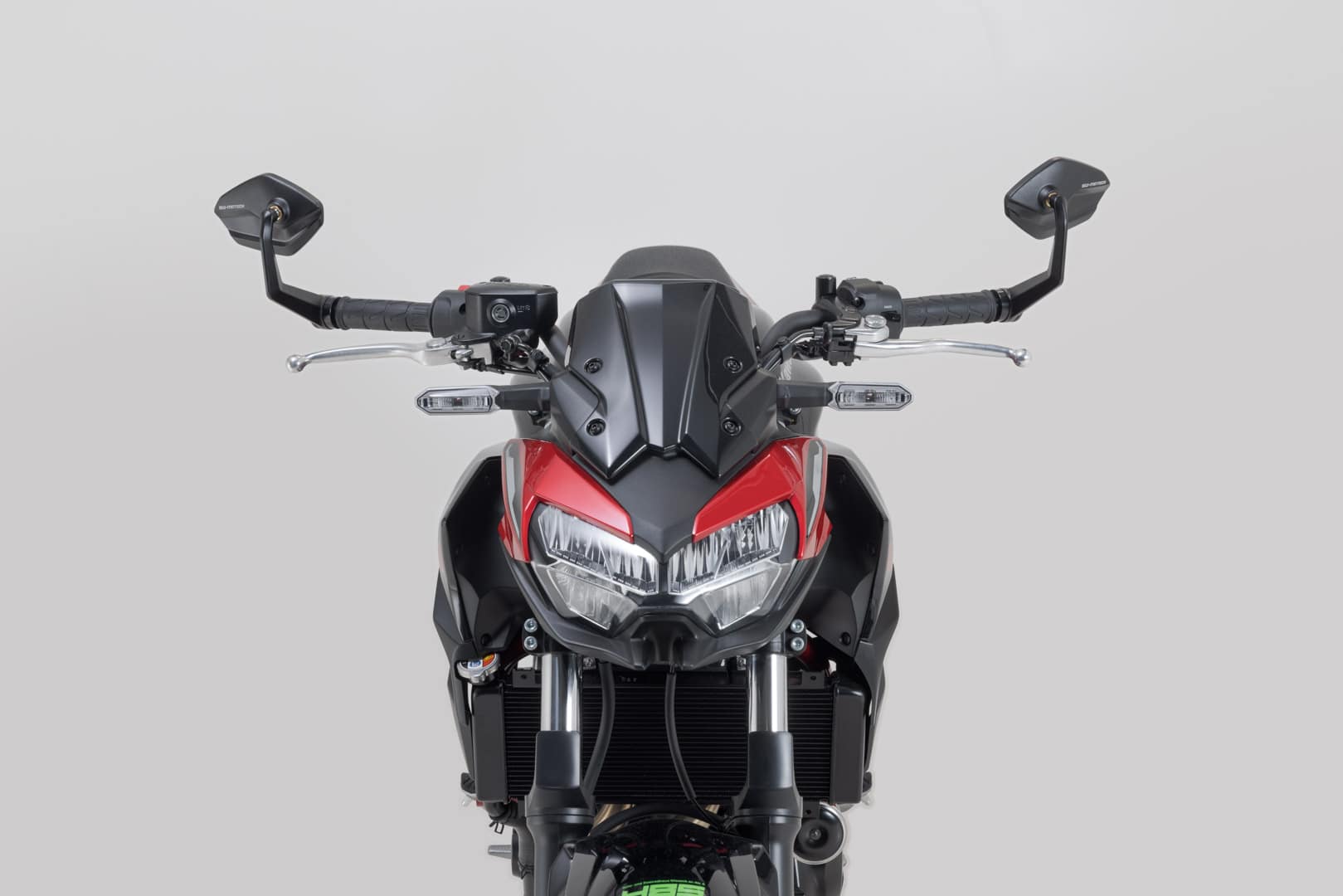 Bar end mirrors for the Kawasaki Z650 (16-), Z7 Hybrid (23-)- SW