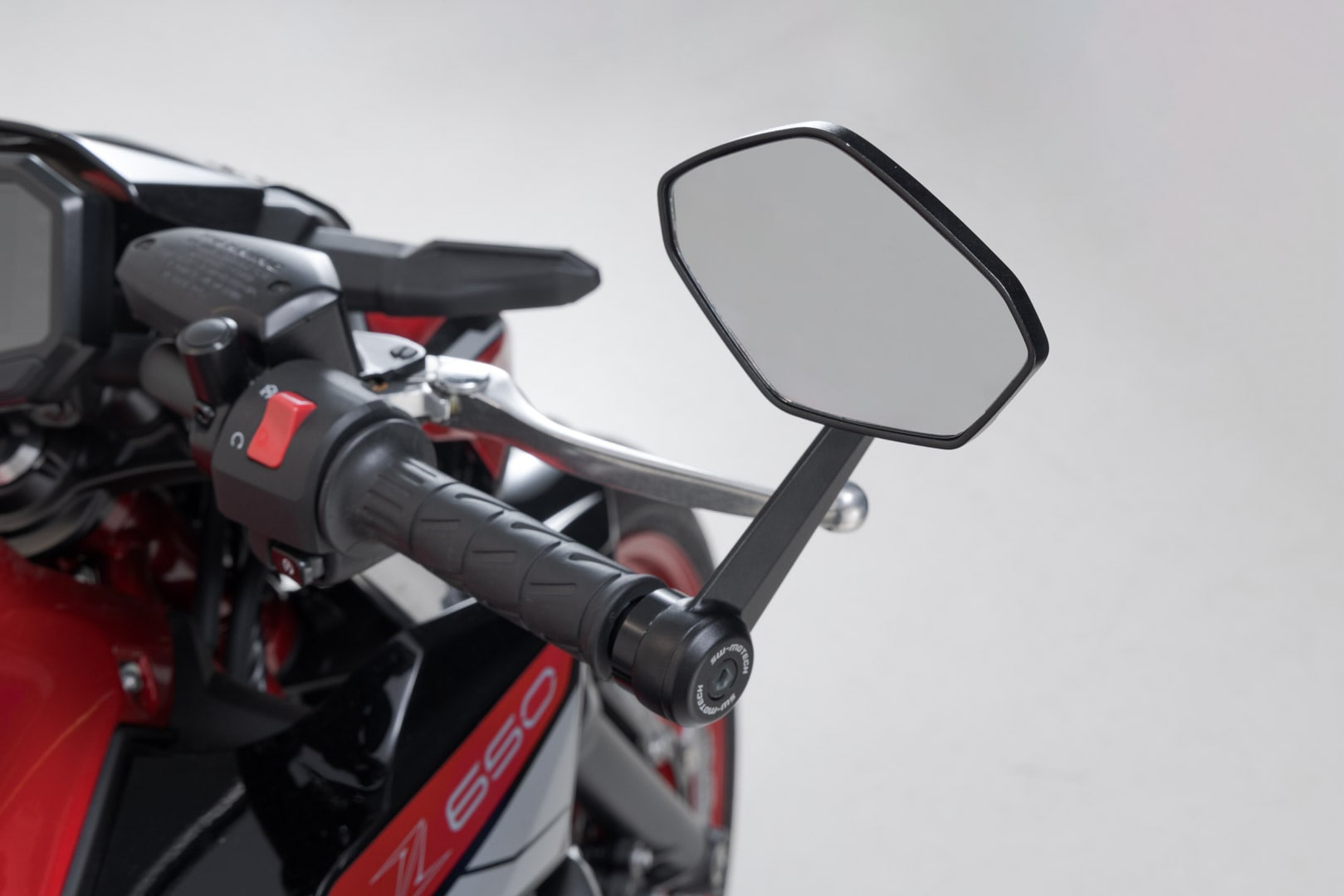 Bar end mirrors for the Kawasaki Z650 (16-), Z7 Hybrid (23-)- SW