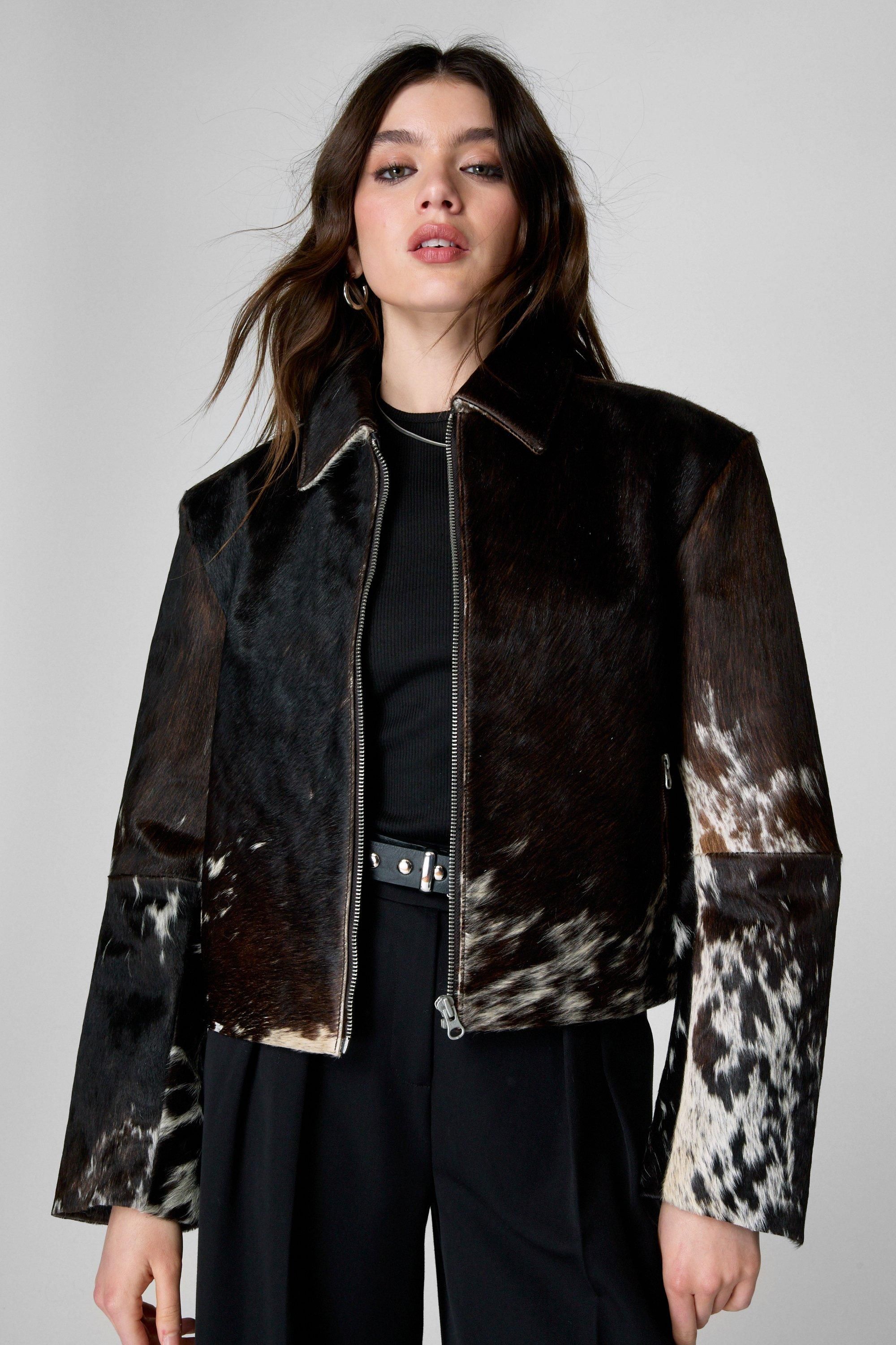 Jackets & Coats | Limited Cow Hide Leather Jacket | NastyGal