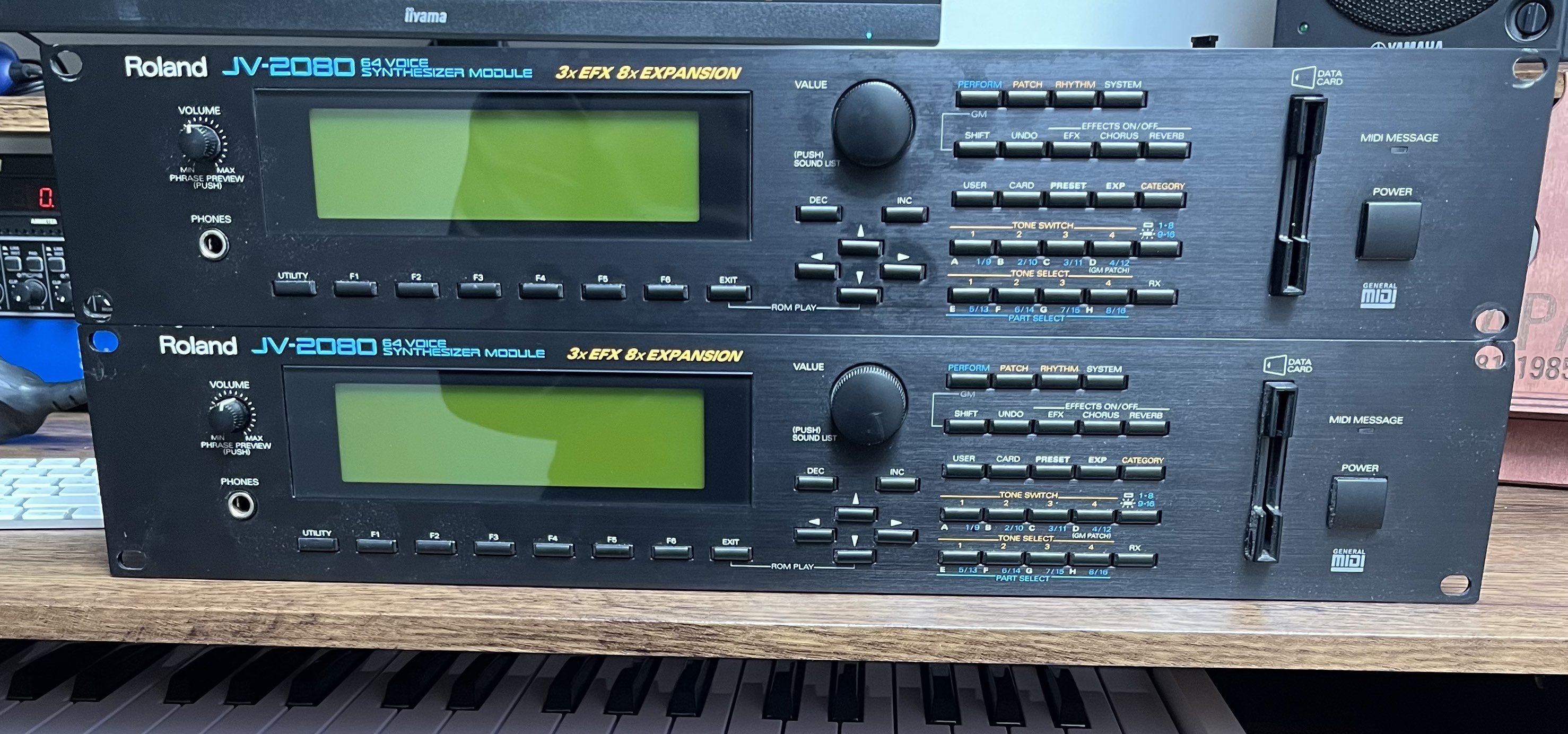 希少】ローランド 音源モジュール JV-2080 内蔵電池交換済み Roland JV