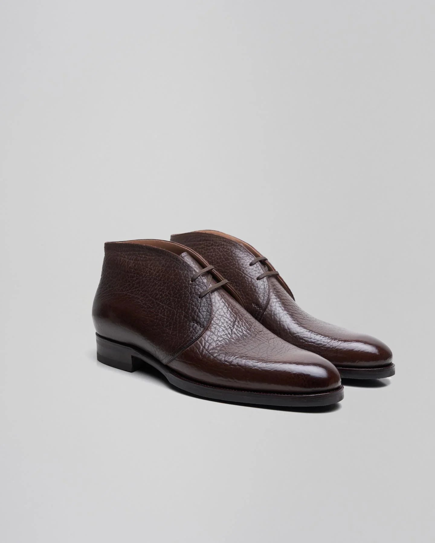 Saint Crispin's Chukka in Brown Shrunken Calf | 524 – The Hand