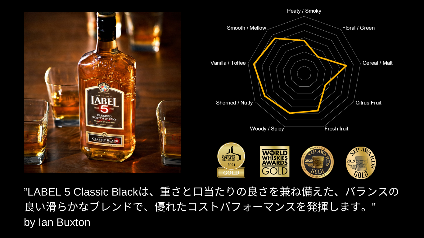 Label 5 Classic Black ラベル5 クラシックブラック700ml [明治屋直