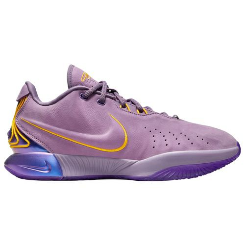 ナイキ レブロン 21 バイオレットダスト ユニバーシティゴールド