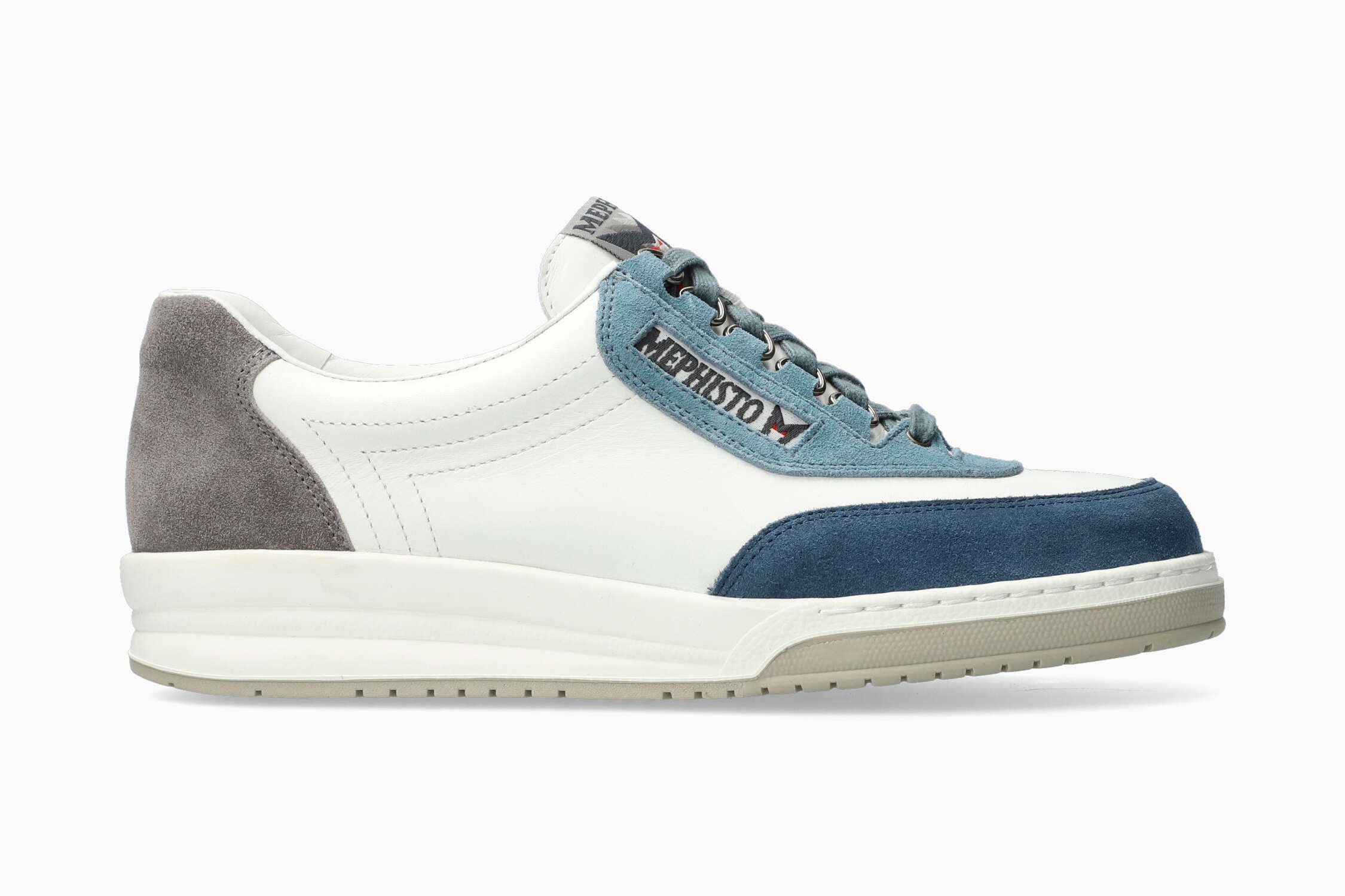 Mephisto Match | Men Shoes Blue Leather Smooth | Mephisto USA