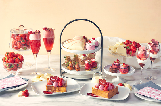 Afternoon Tea いちごとハートチョコボックスのティーパーティー