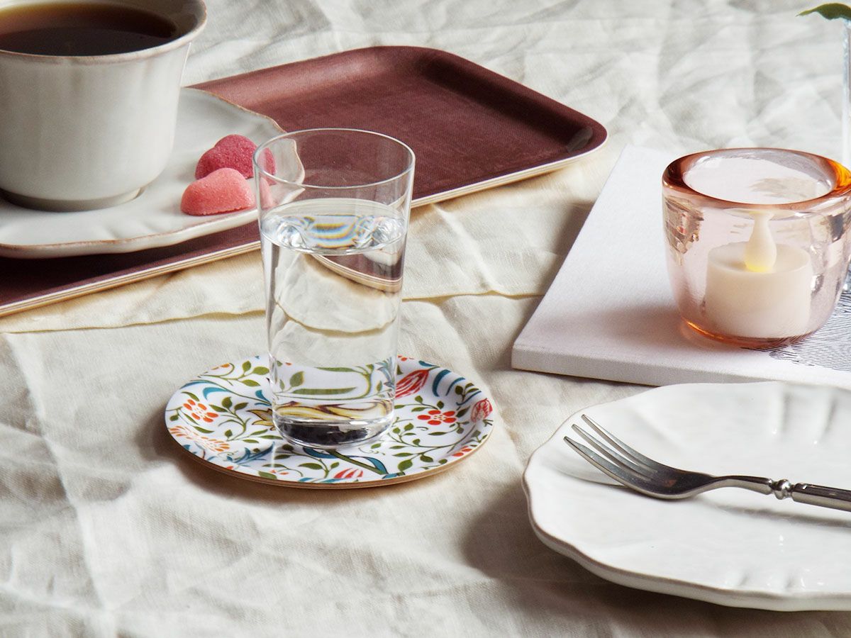 ウィリアム・モリスのコースターとおしゃれな角砂糖のギフトセット