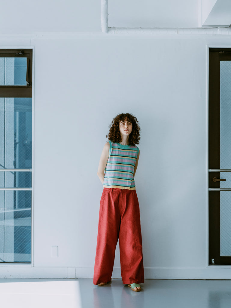 DENIM SIDE LINE WIDE PANTS – MEYAME