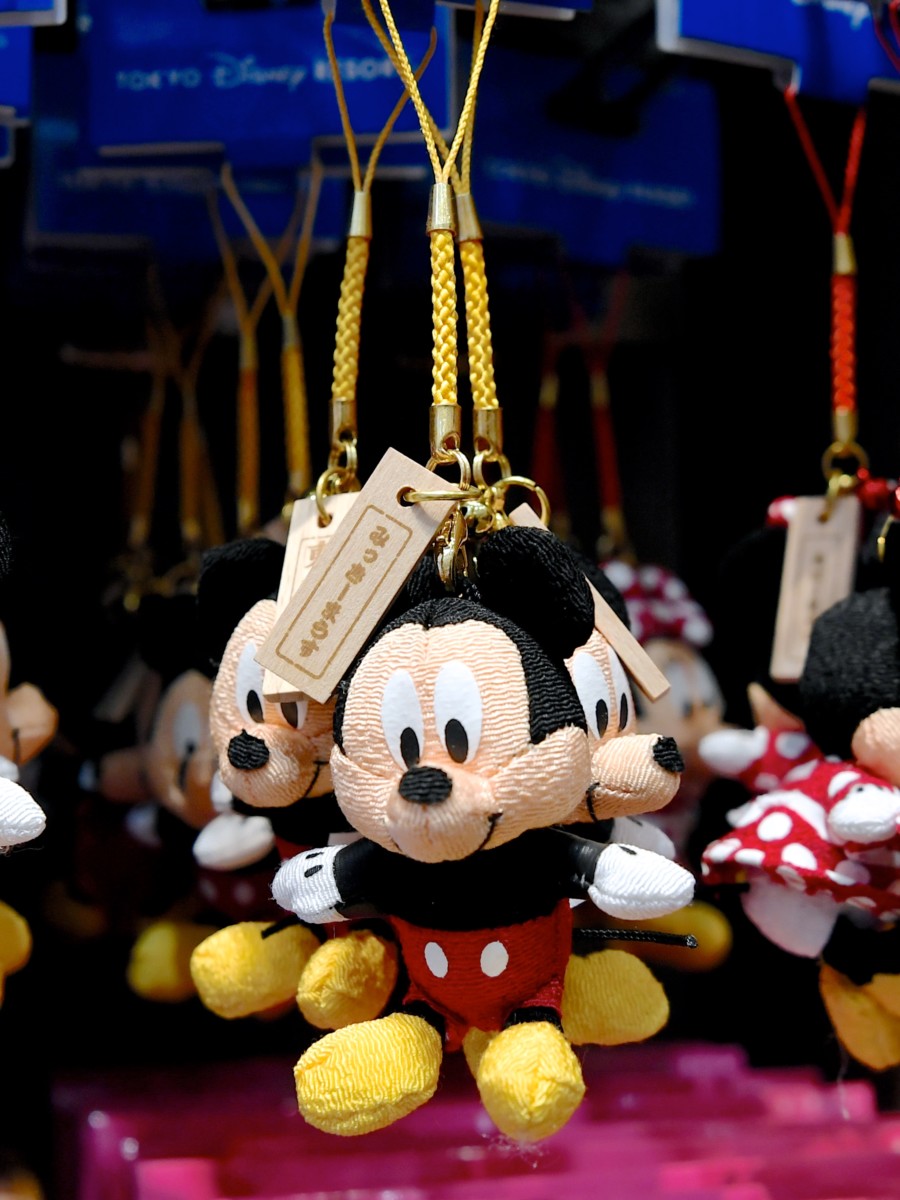 ディズニーリゾート バイク ミッキー ぬいぐるみキーチェーン