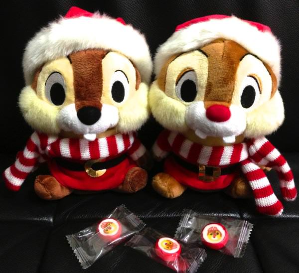 ディズニーストアでチップ&デールのクリスマスグッズ買ってきました☆ -