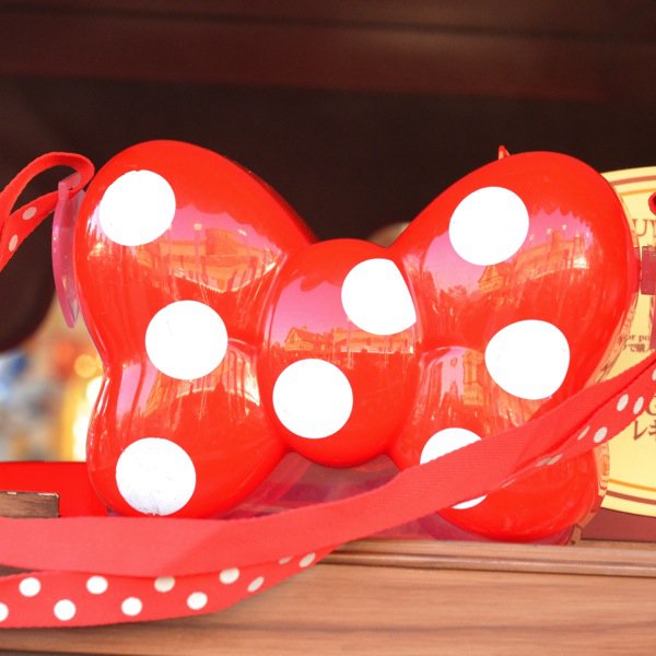 美品ディズニー ミニーリボン型 ポップコーン入れ2個セット 東京