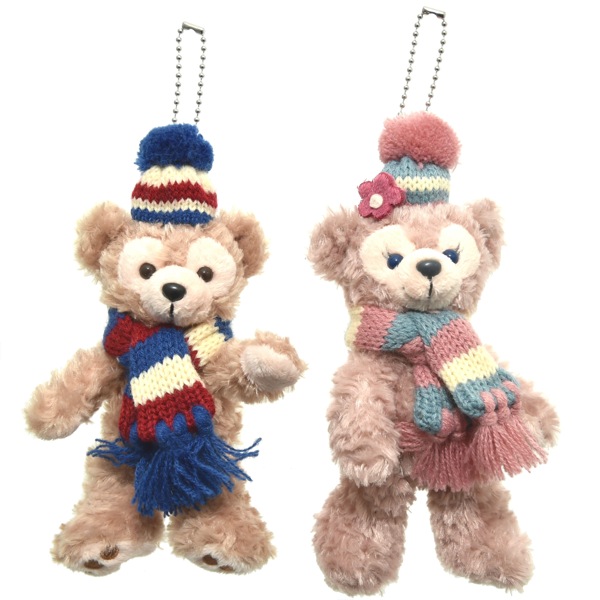 冬のグリーティングコスチューム☆ダッフィー＆シェリーメイぬいぐるみ