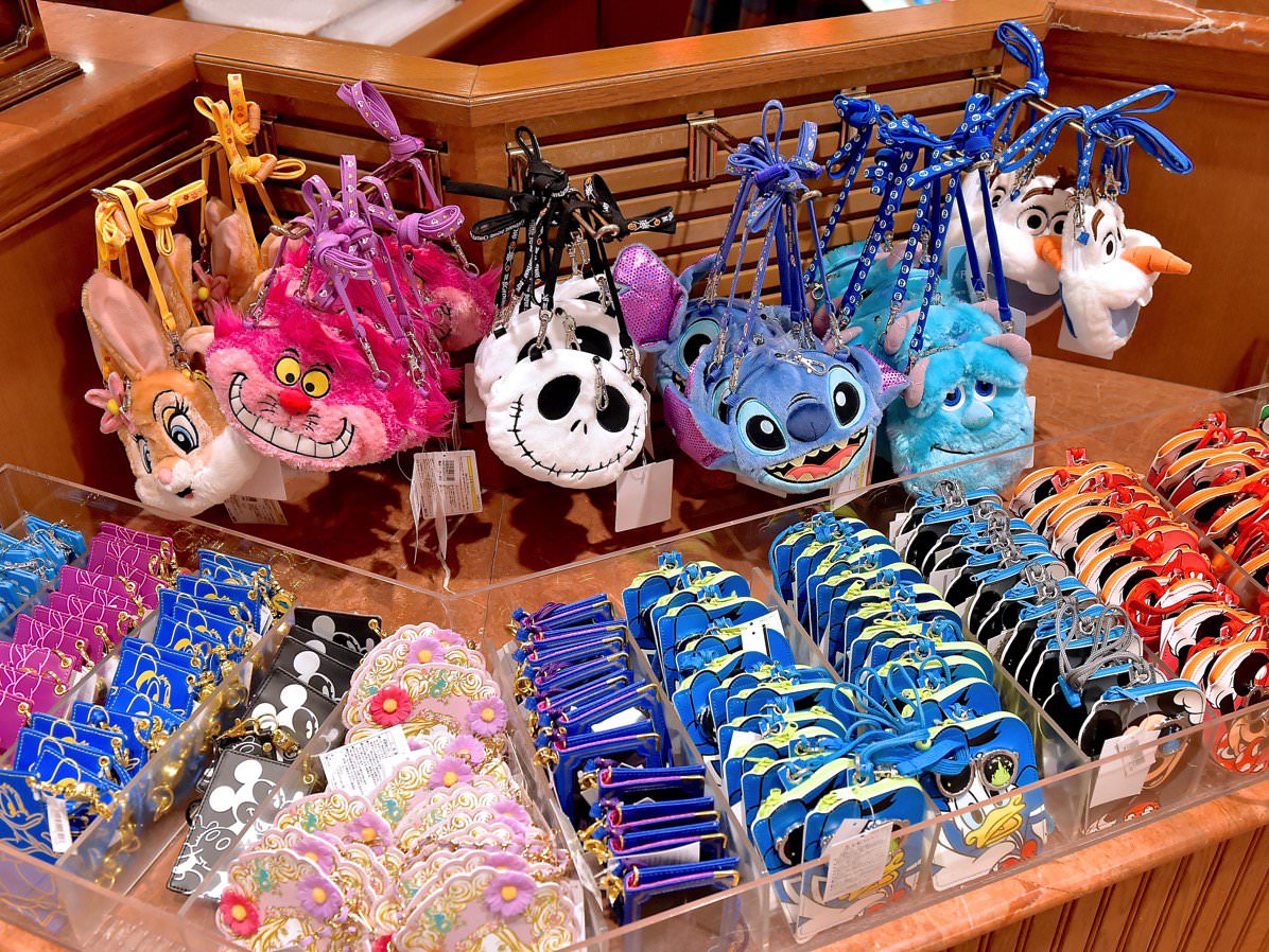 ふわもこなぬいぐるみのお顔風☆ディズニーランドキャラクターパスケース -