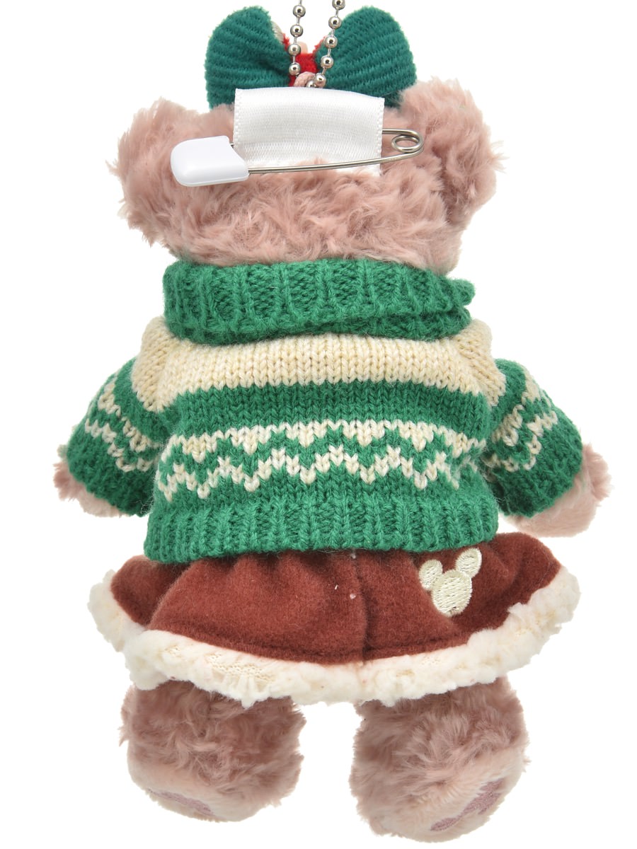 ベリーメリースノータイム☆ダッフィーのクリスマス2015ぬいぐるみバッジ -