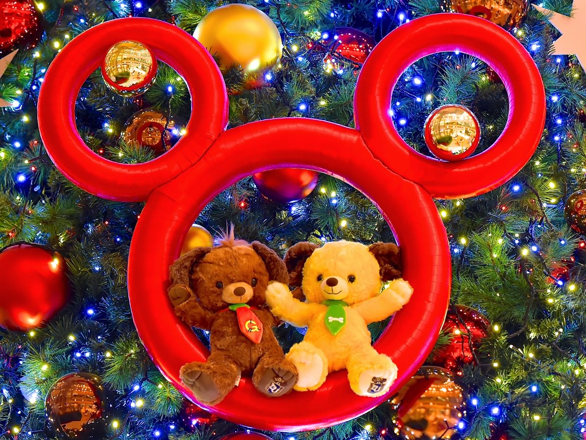 ユニベアたちがオーナメントに☆阪急西宮ガーデンズ ディズニー