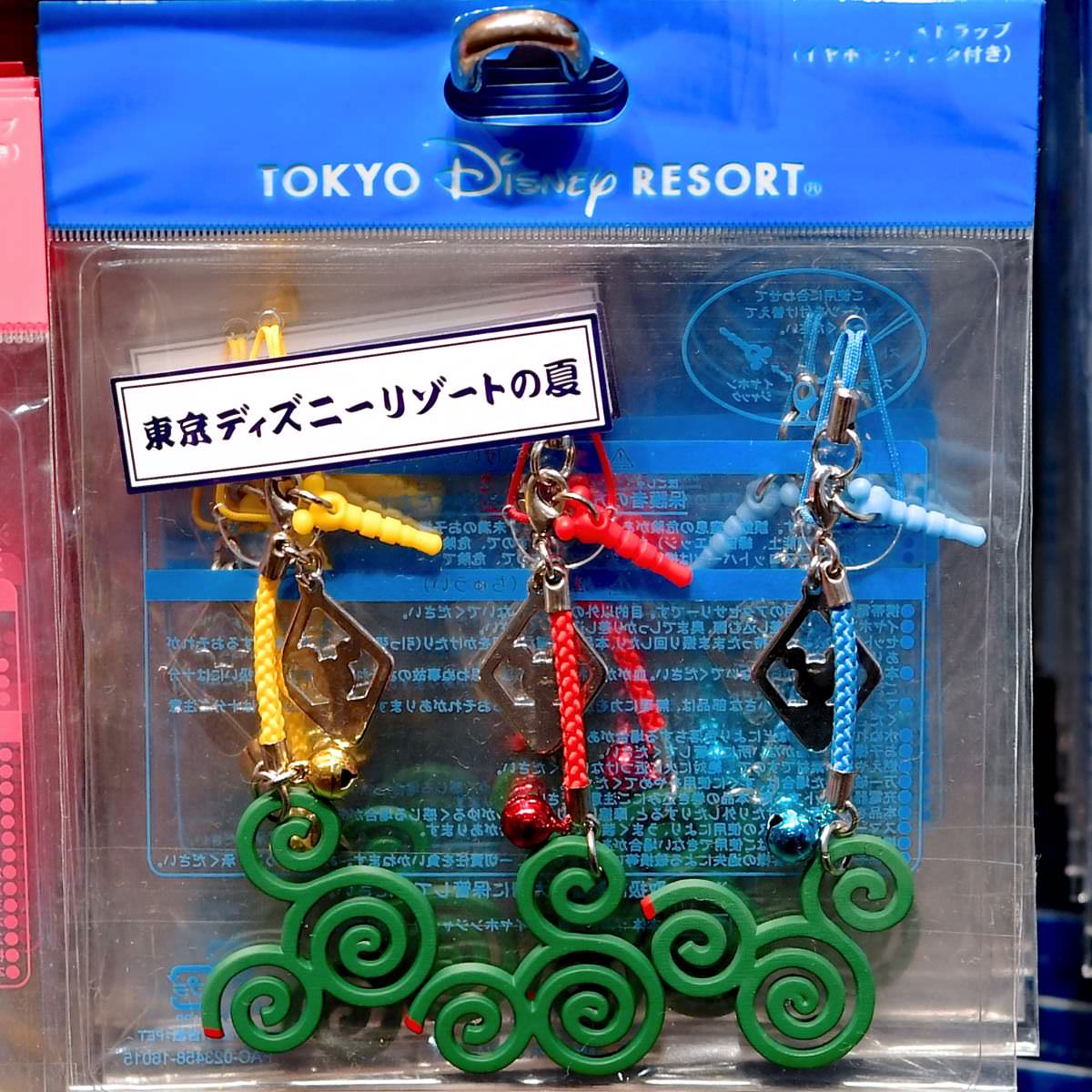 夏の定番☆東京ディズニーランドのキャラクターお祭りストラップ -