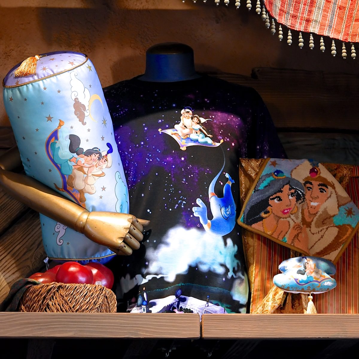 魔法の絨毯にのったアラジン&ジャスミンデザイン☆東京ディズニーシー