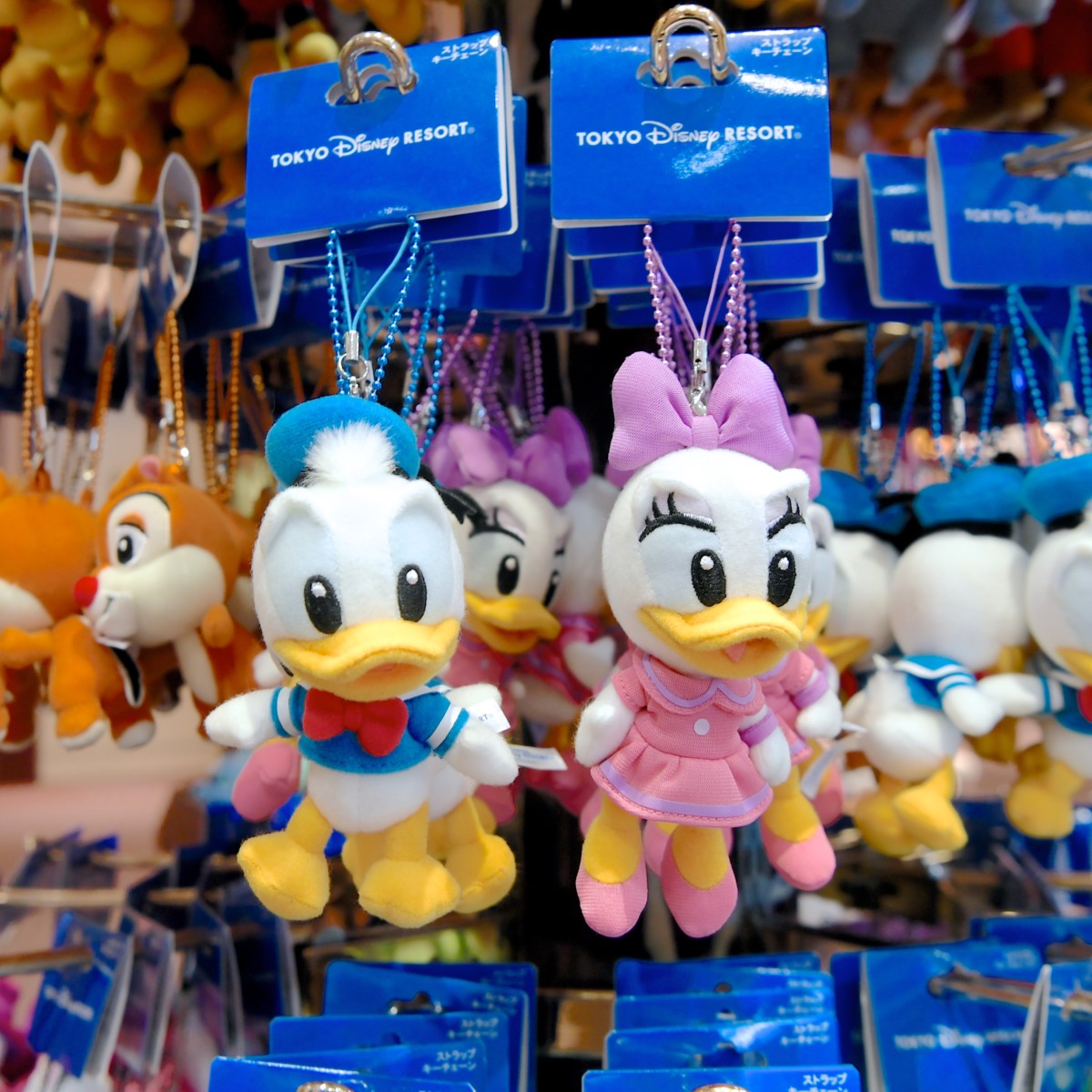 2頭身姿がかわいい！東京ディズニーランド ぬいぐるみストラップキー