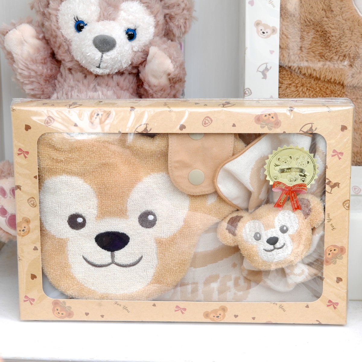 出産ギフトにおすすめ！東京ディズニーシー「ダッフィー」フード付き