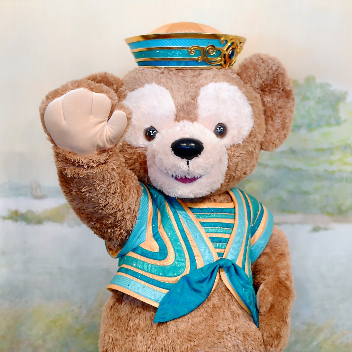 ダッフィーのオータムスリープオーバー」フォト台紙付き！ダッフィー