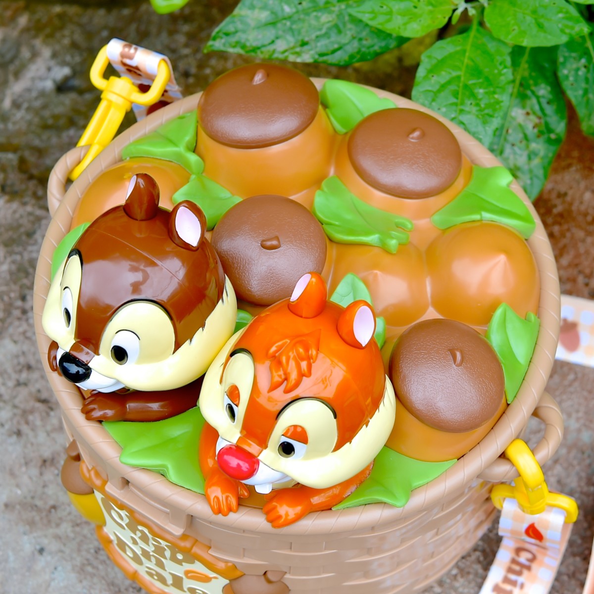 ダンボール発送 ディズニー チップとデール ポップコーンバケット 2個