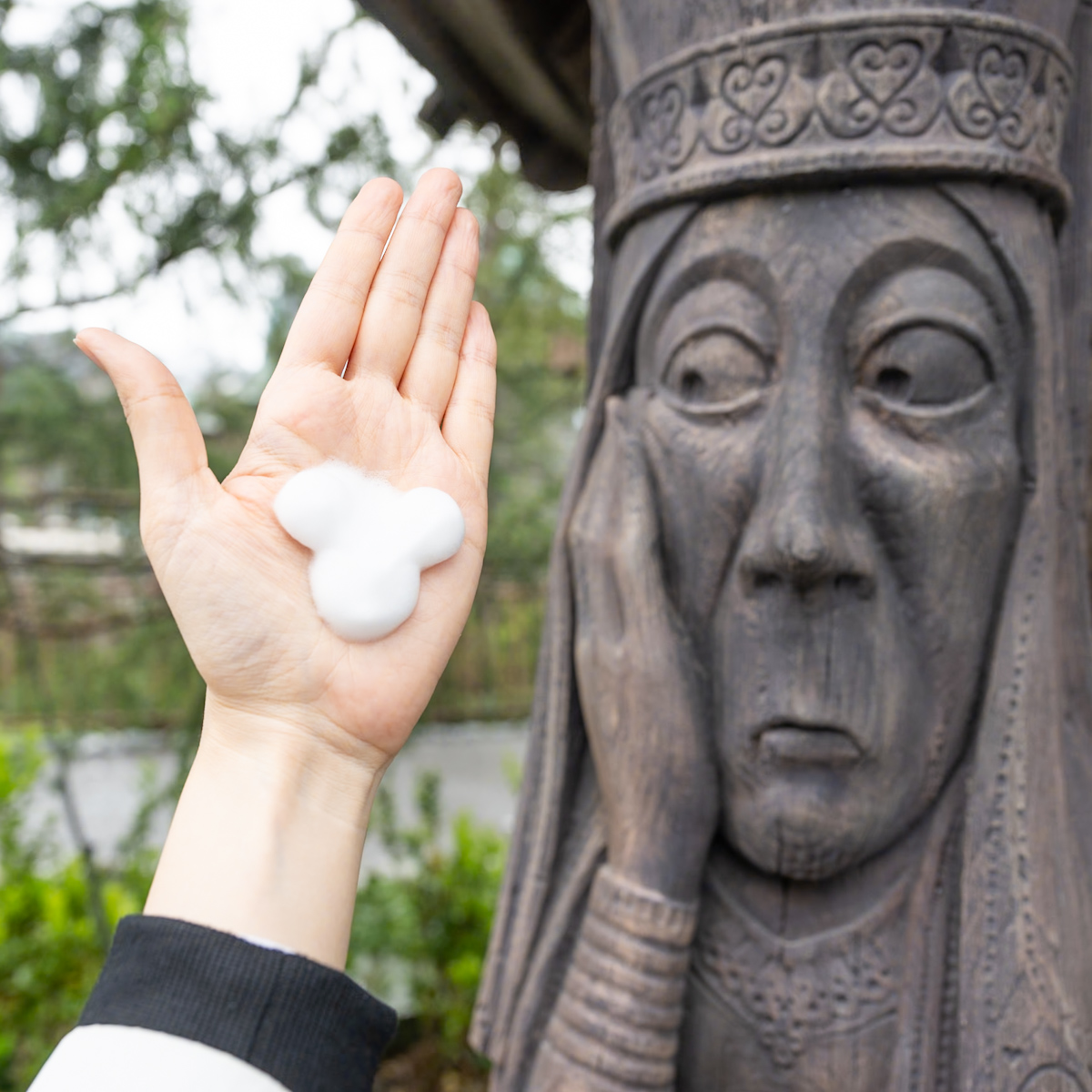 ミッキーシェイプの泡で手洗い！東京ディズニーシー／ファンタジー