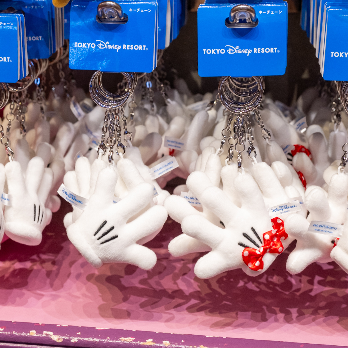 ミッキー、ミニーデザイン！東京ディズニーランド キャラクターミット