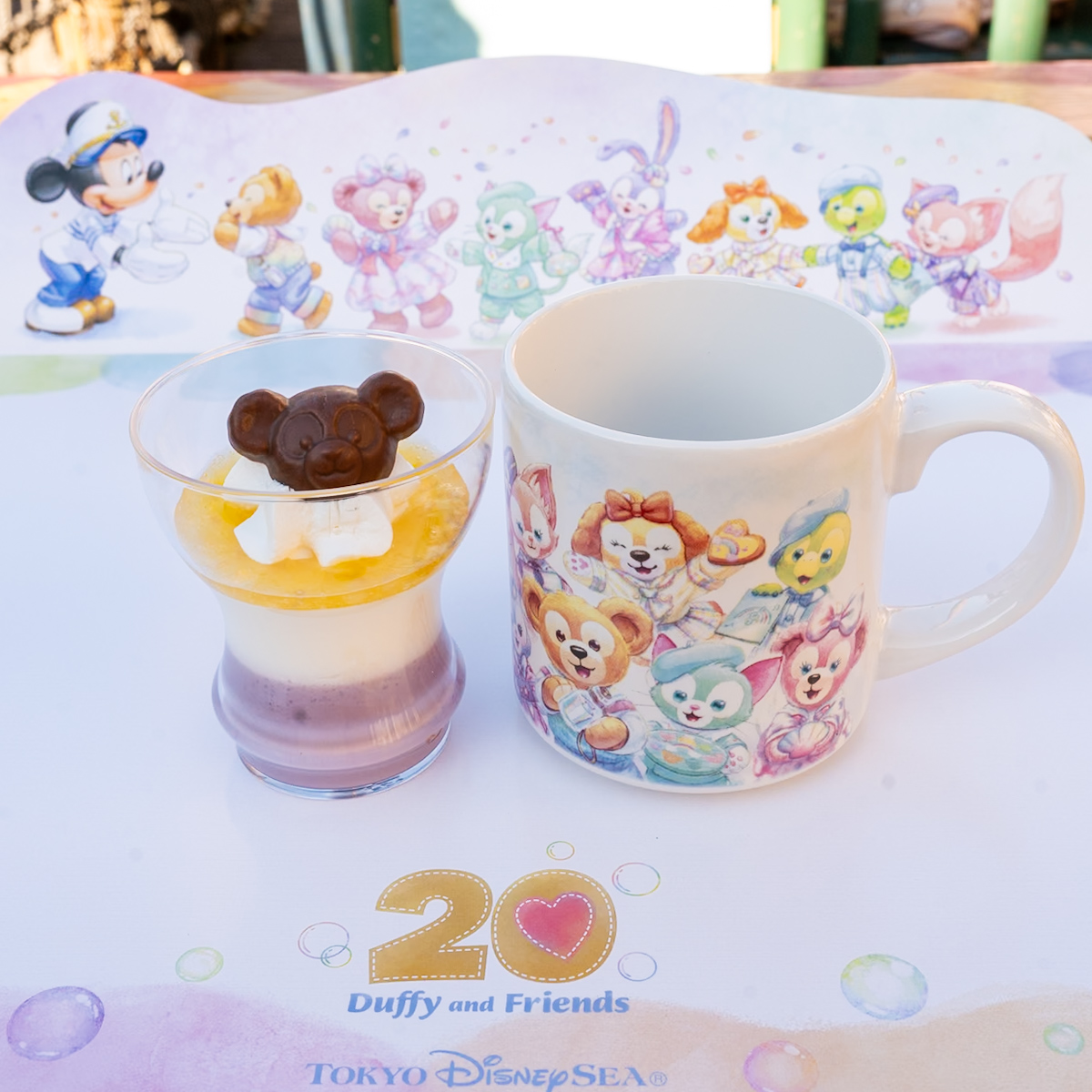 スーベニアカップ付き！東京ディズニーシー「ダッフィー＆フレンズの