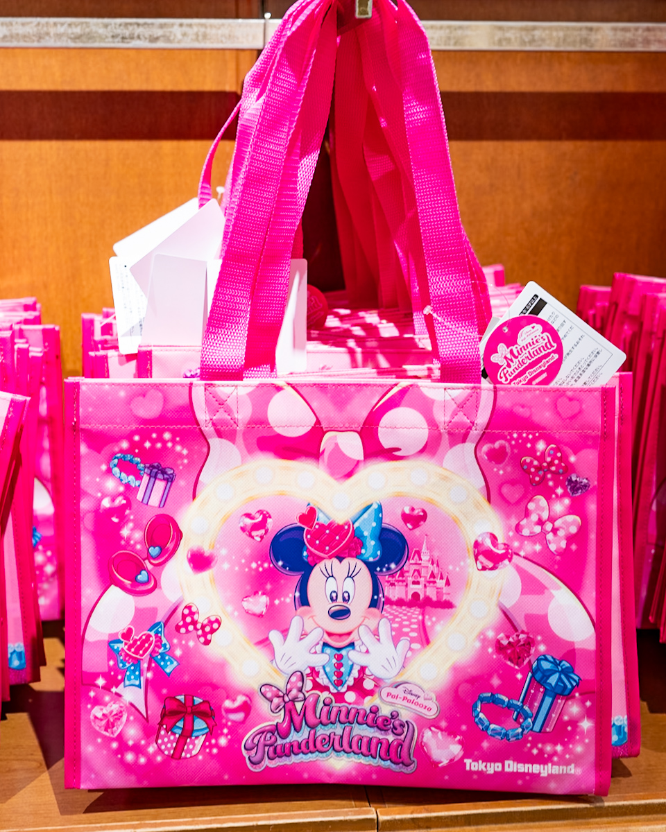 パルパル ファンダーランド ミニー ぬいぐるみ & ショッピングバッグ