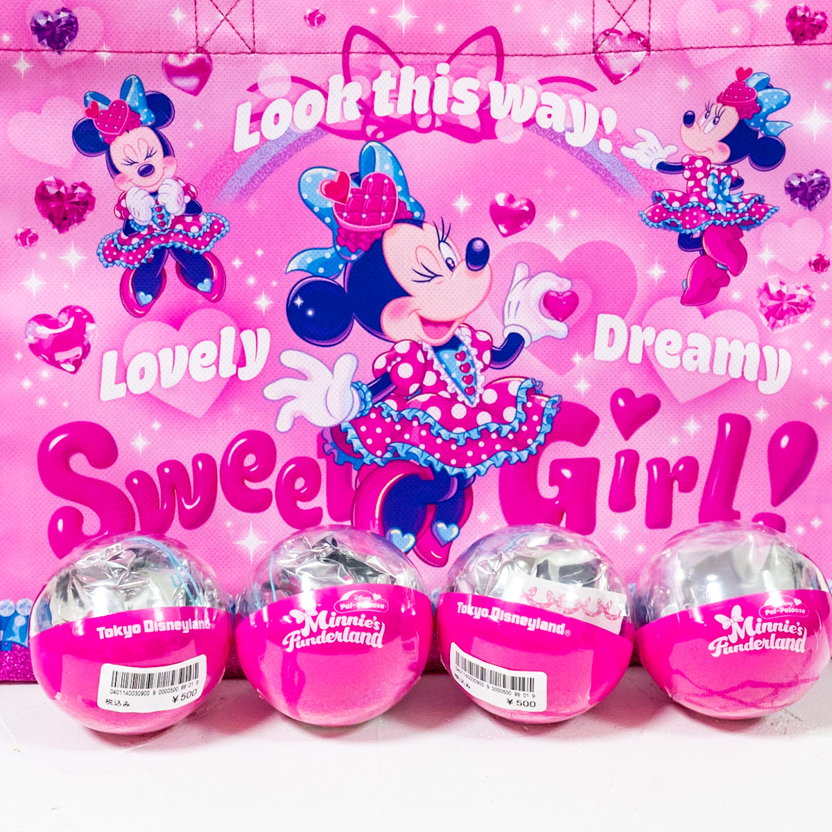 ハートやドットのミニポーチ全4種！東京ディズニーランド「ディズニー