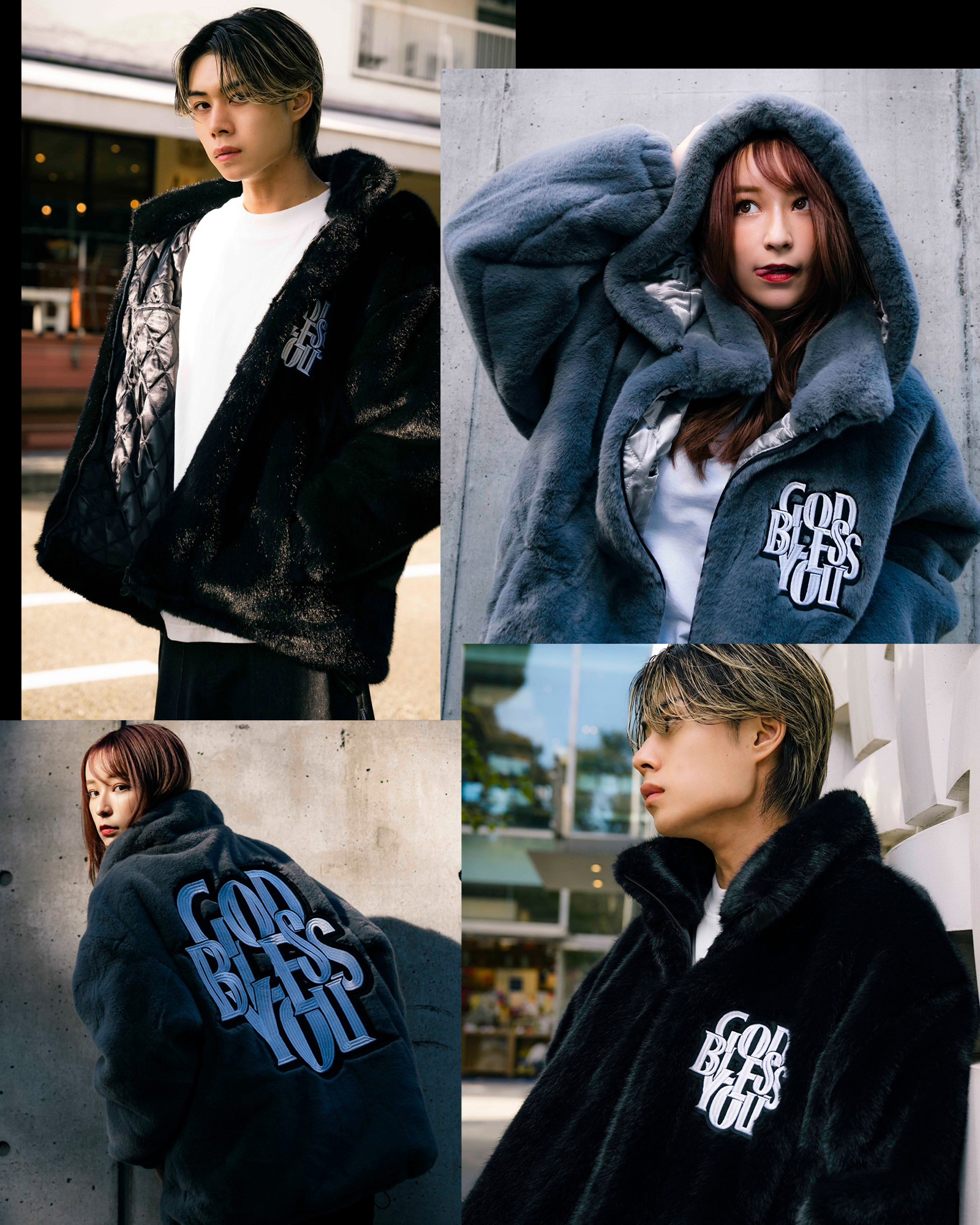 GOD BLESS YOU FUR JACKET