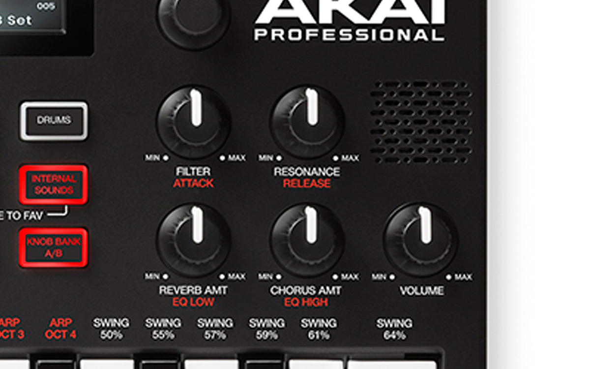 AKAI / MPK mini Play】音源内蔵のスタンドアローン・ポータブルMIDI