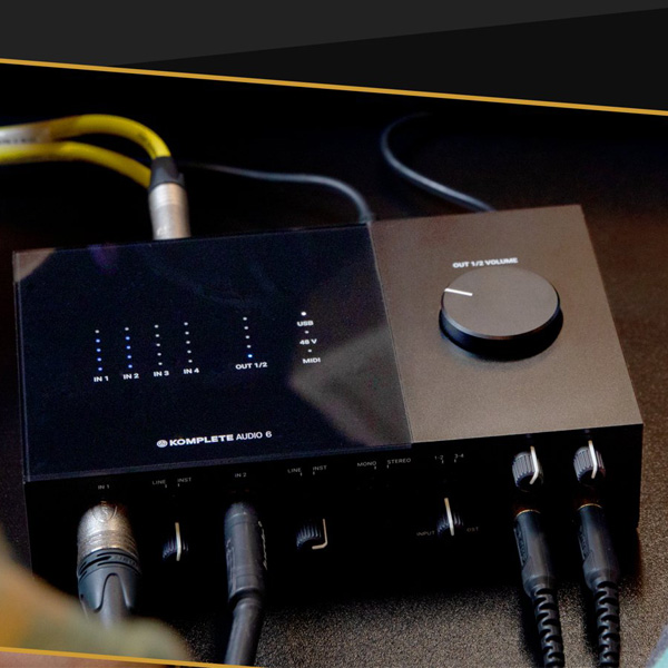NI / KOMPLETE AUDIO 6 MK2】ロングセラーオーディオインターフェイス