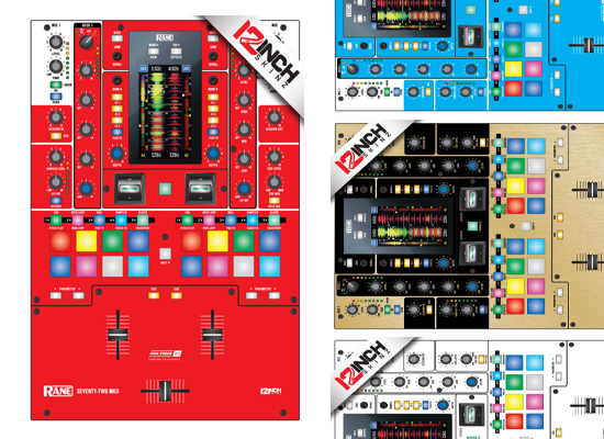 12INCH SKINZ】「RANE / Seventy Two MK2」をお好みのカラーにカスタム