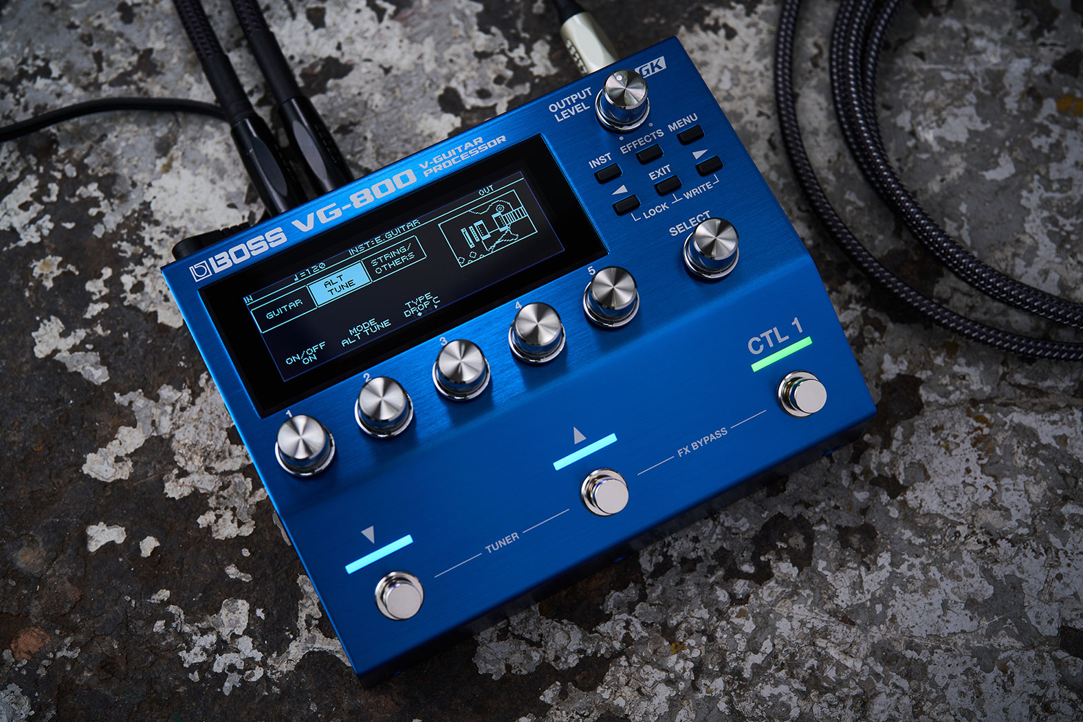 BOSSよりギター/ベースで演奏可能な次世代のV-Guitarプロセッサー「VG