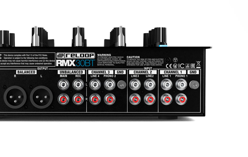 ReloopよりBluetooth対応DJミキサー「RMX-10 BT」「RMX-30 BT」登場