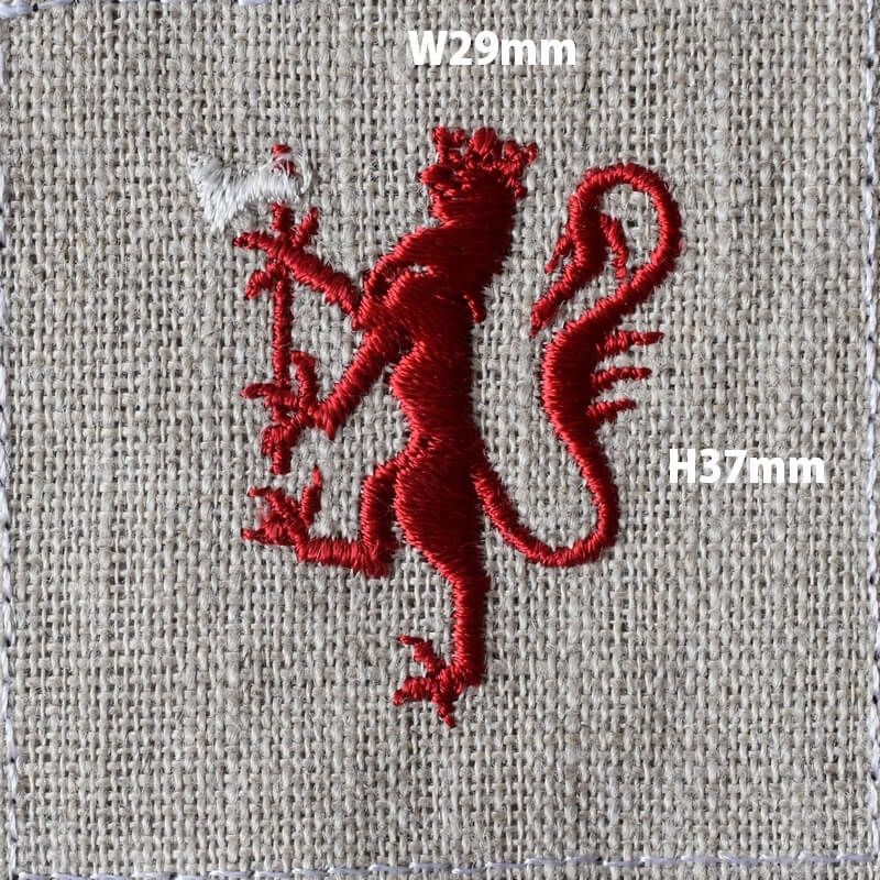 紋章_家紋_ノルウェーの国章[斧を持つ金色のライオン]golden